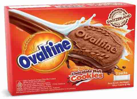 Ovaltine chocolate cookies 120 grm (pack of 2 )