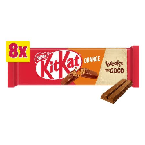 Kitkat 2 finger 8x orange big bar