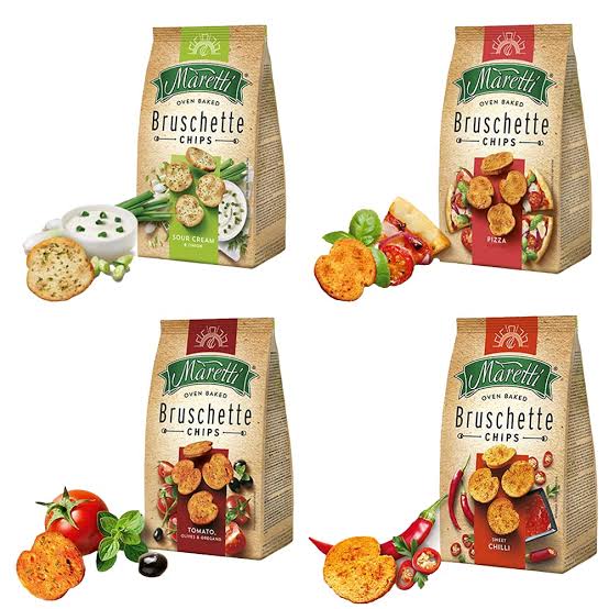 Maretti oven baked brushette chips pack of 5