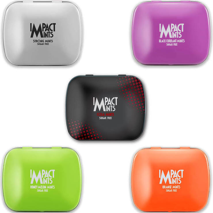 Impact mints assorted flavours pack of 3