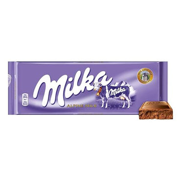 Milka bar chocolate