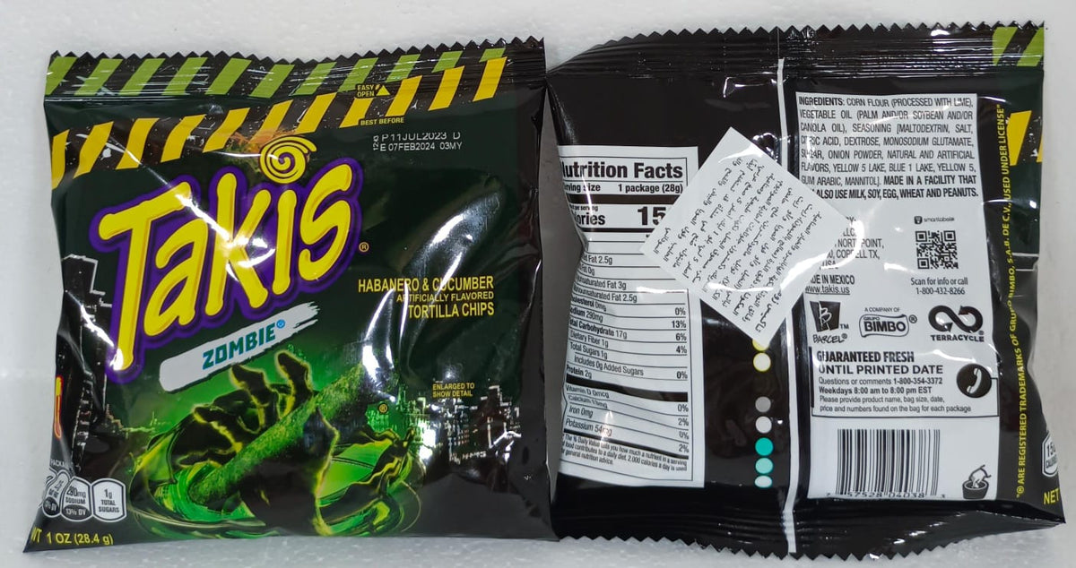 Takis Scan Code Takis zombie 28grm – Regales Delight