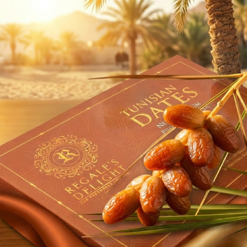 Tunisian Date with Branch | Deglet Nour | Regales Delight