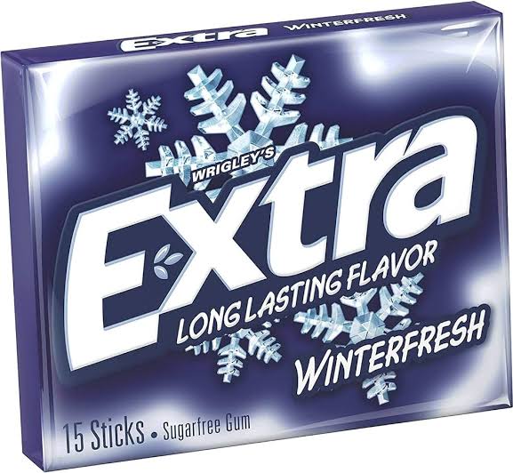 Extra winterfresh chewing gum sugar free