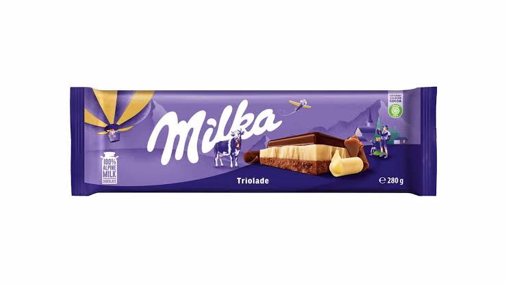 Milka bar chocolate