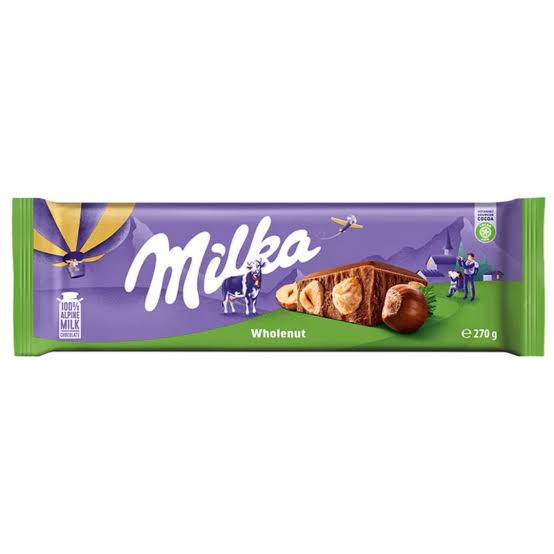 Milka bar chocolate